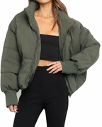 Women's Cropped Puffer Jacket 7