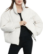 Women's Cropped Puffer Jacket 8