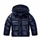 Women's hooded quilted puffer jacket, lightweight padded zip-front coat