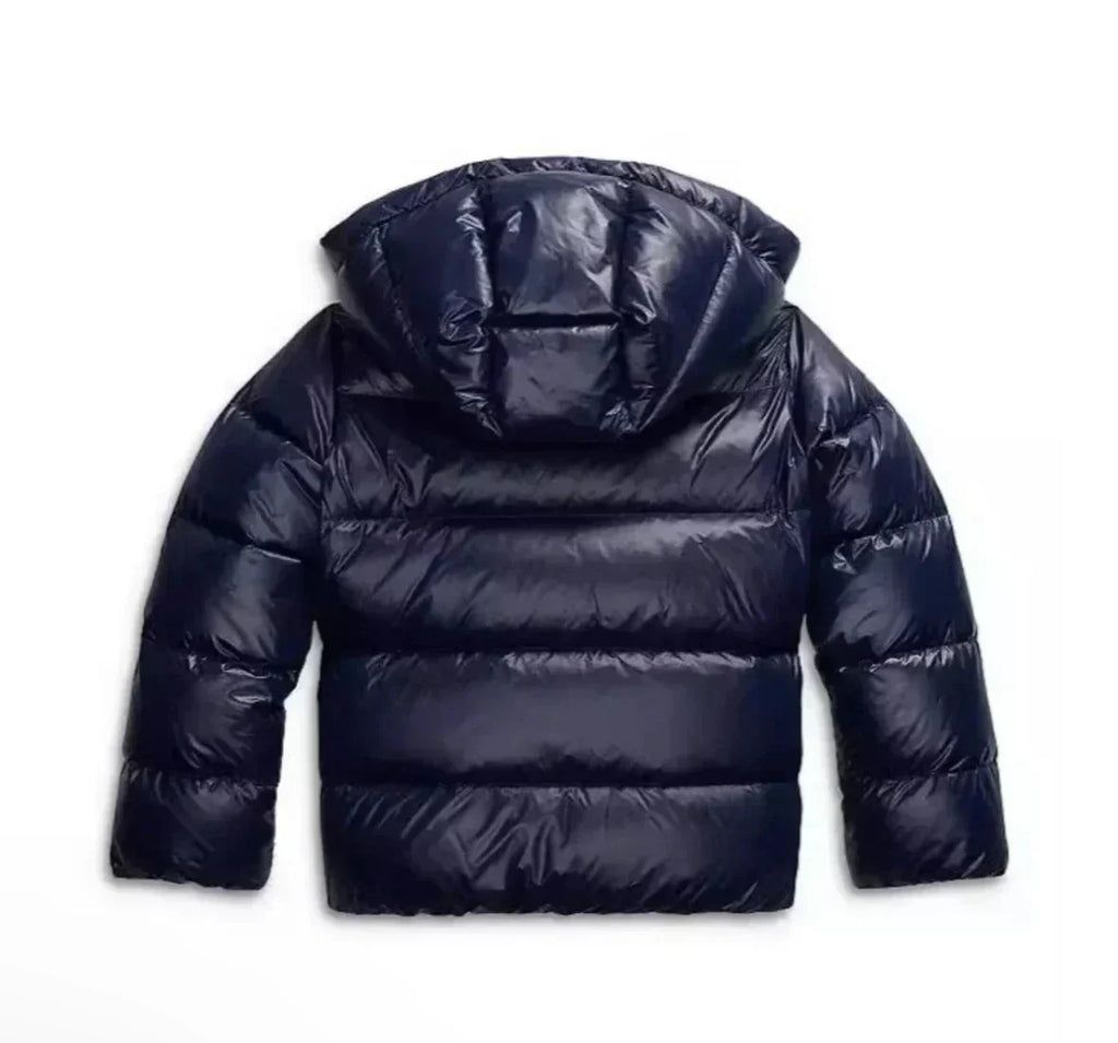 Women's hooded quilted puffer jacket, lightweight padded zip-front coat