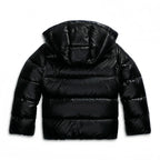 Women's hooded quilted puffer jacket, lightweight padded zip-front coat