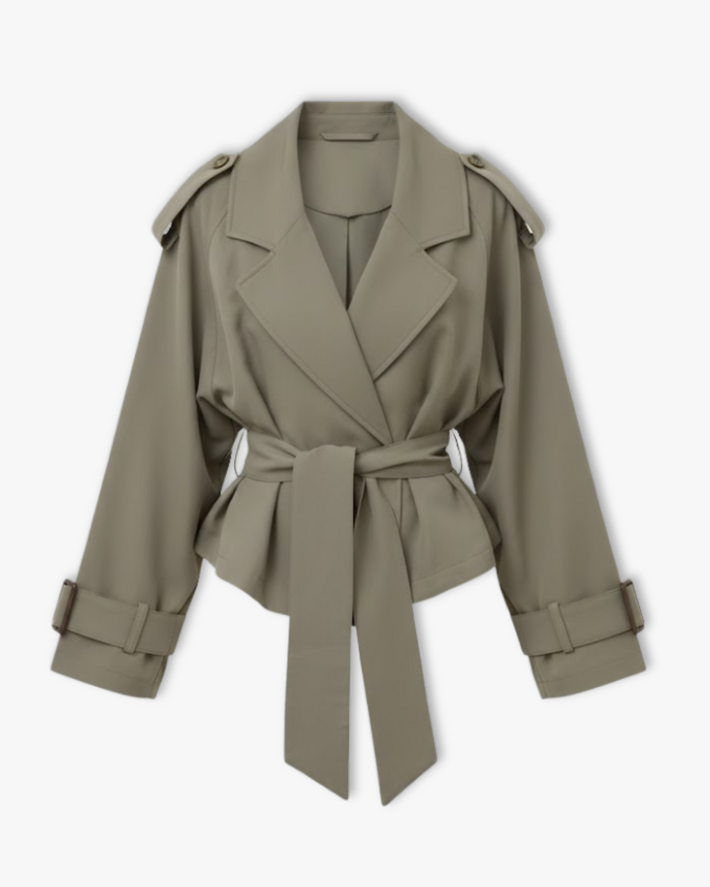 Women's Lace-Up Trench Coat 1