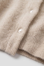 Women's Longline Knit Cardigan with Button Front