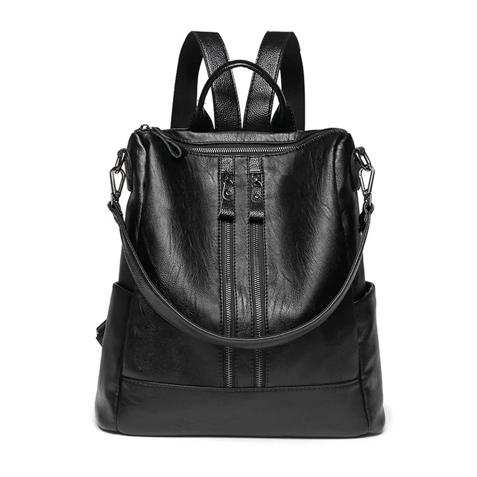 Women's Modern Faux Leather Backpack