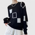 Women's Pointelle Knit Jumper with Round Neck