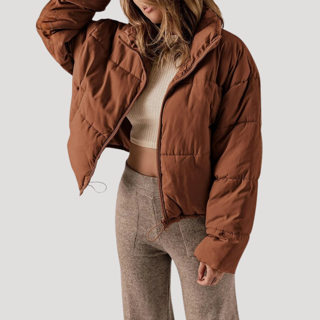 Women's Oversized Quilted Puffer Jacket with Hood