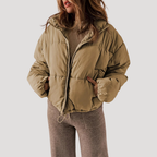 Women's Oversized Quilted Puffer Jacket with Hood