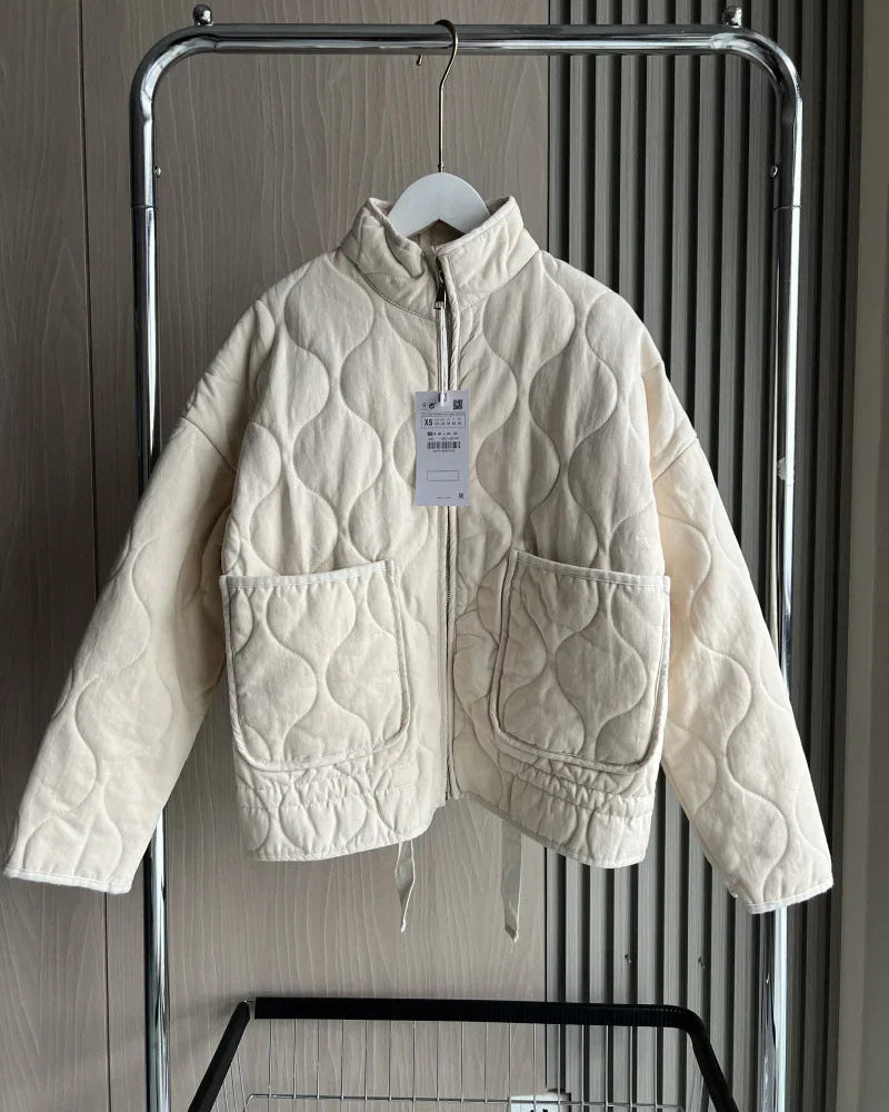 Women's Quilted Padded Jacket 10