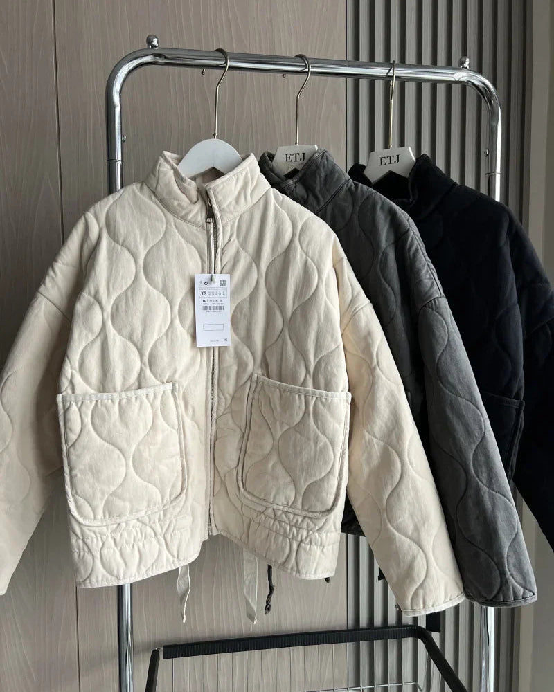 Women's Quilted Padded Jacket 11