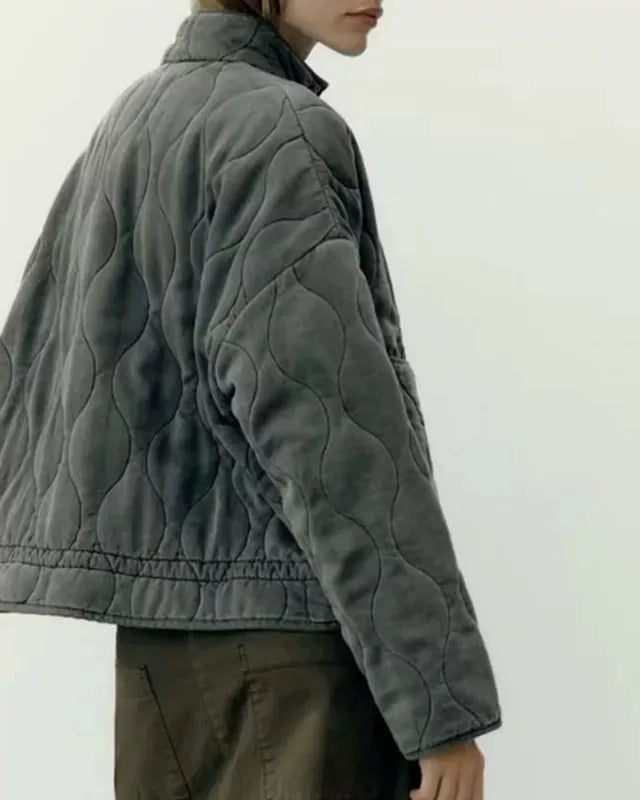 Women's Quilted Padded Jacket 4