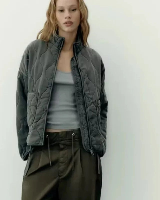 Women's Quilted Padded Jacket 5