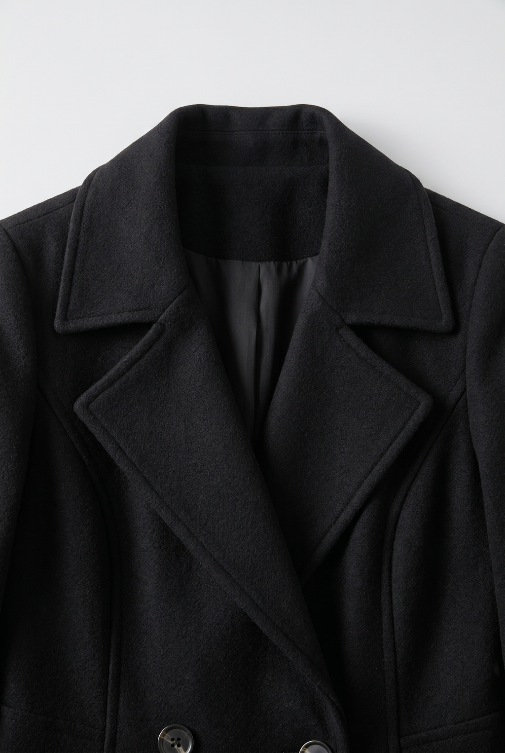 Women's Trench Coat with Double-Breasted Front and Longline Fit