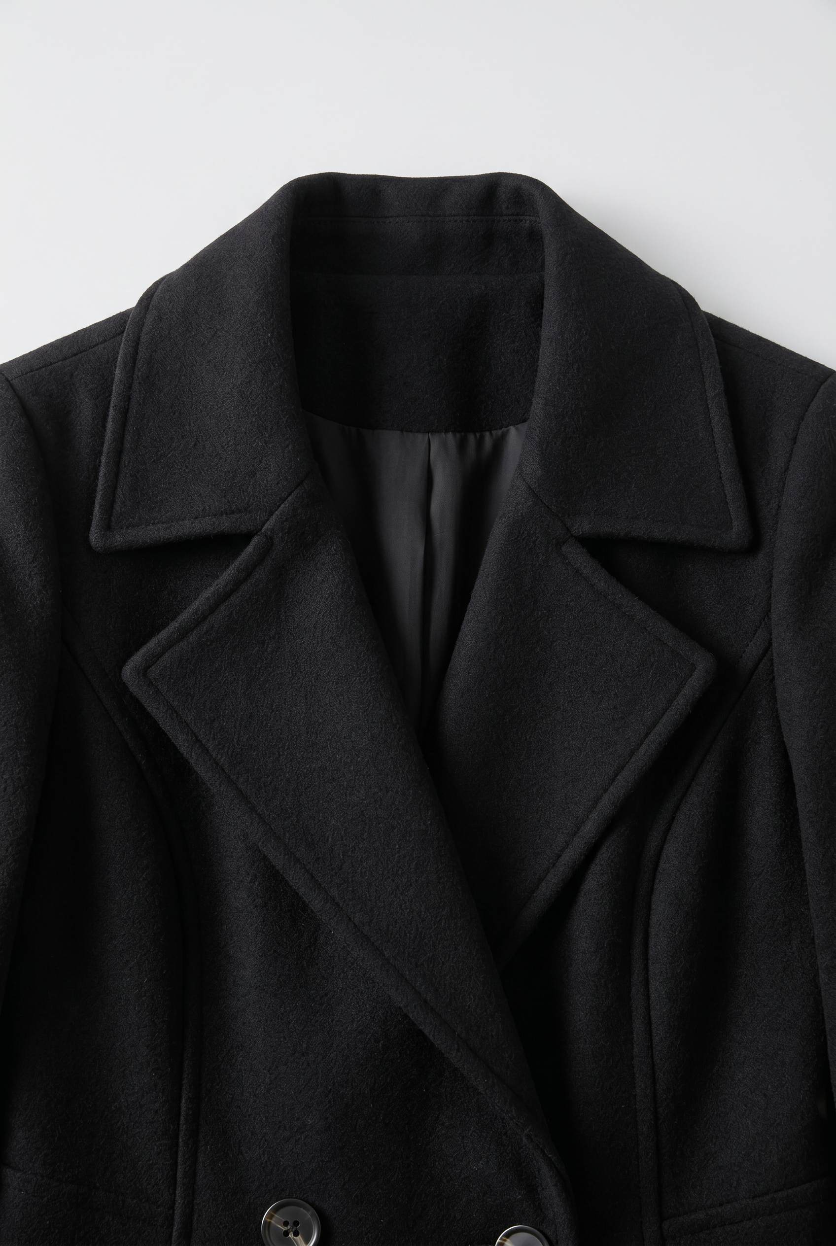 Women's Trench Coat with Double-Breasted Front and Longline Fit