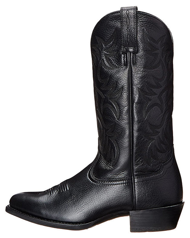 Women's Western Cowboy Boots | Embroidered Mid Calf Pointed Toe Pull On