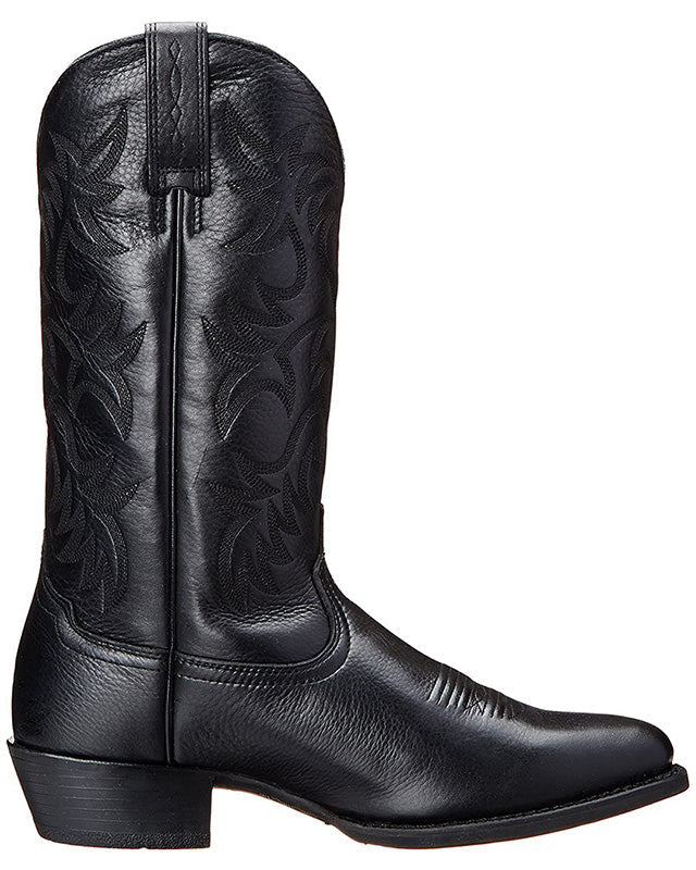 Women's Western Cowboy Boots | Embroidered Mid Calf Pointed Toe Pull On